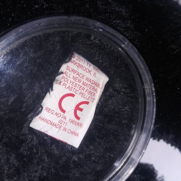 Congo the Gorilla Ty Beanie Babies Multiple Errors Ear Tag-No Red Star /Tush Tag - Picture 7 of 8